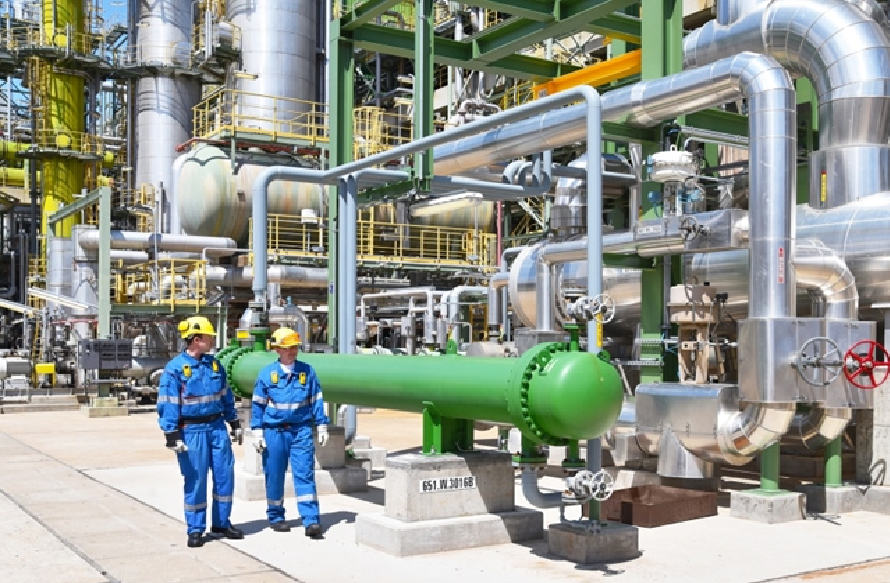 Chemical plant Utility section